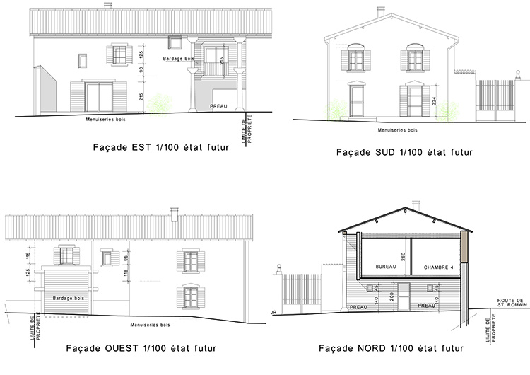 Plan maison architecte