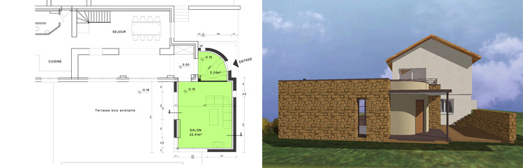 Plan de maison Saint Didier au Mont d'or