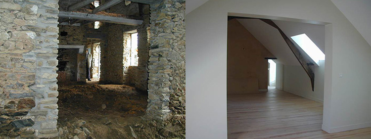 Rénovation de fermes architecte