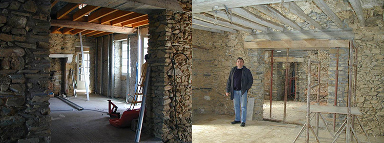 Rénovation de granges architecte