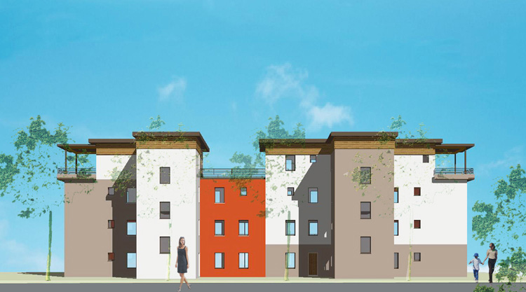 Immeuble d'habitation collectif