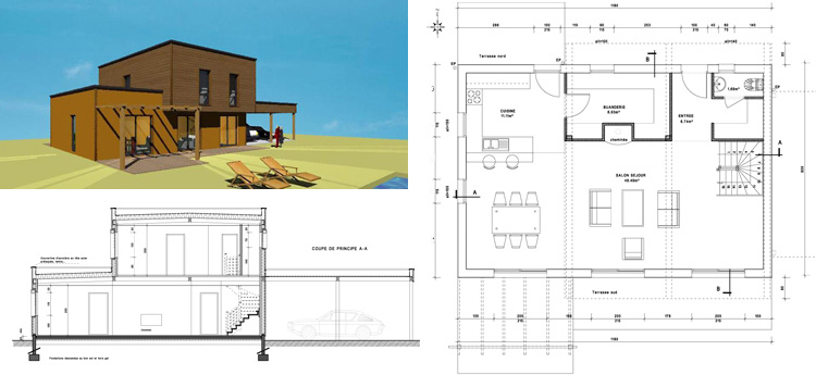 Maison BBC bois Vaugneray